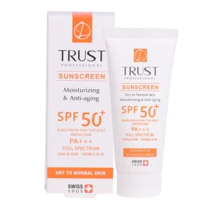 کرم ضد آفتاب و ضد پیری (پوست خشک تا نرمال) (فاقد رنگ)