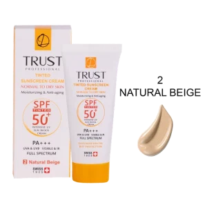 کرم ضد آفتاب رنگی و ضد پیری بژ طبیعی (پوست خشک تا نرمال) (2024)