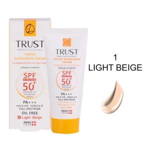 کرم ضد آفتاب رنگی و کنترل چربی بژ روشن (پوست مختلط تا چرب) (2024)