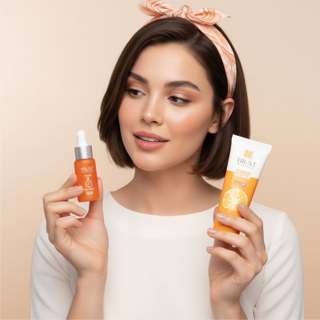 طرز استفاده از کرم ویتامین سی