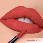 رژ لب مایع مخملی مات سرژه کد 105 (Mauve Red) - Image 2